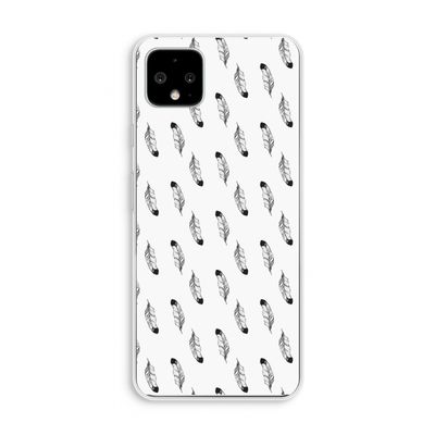 Pluimen: Pixel 4 XL Transparant Hoesje