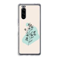 Violets are blue: Sony Xperia 5 Transparant Hoesje