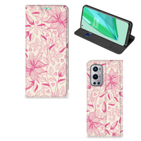 OnePlus 9 Pro Smart Cover Pink Flowers