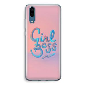 Girl boss: Huawei P20 Transparant Hoesje