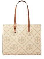 Tory Burch sac cabas à motif monogrammé embossé - Tons neutres