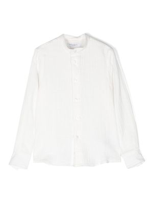 Paolo Pecora Kids chemise à manches longues - Blanc