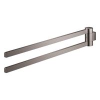 GROHE Selection Handdoekhouder - 40cm - dubbel - draaibaar - hard graphite 41063a00