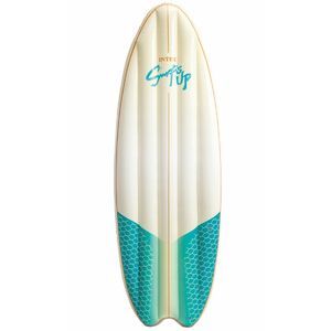 Opblaasbare surfplank - wit/groen - 178 cm - vinyl   -
