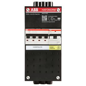 ABB Groepenkast Hafonorm - Installatiekast PV aansluiting PV 16A 1-fase totaal max 40A 3-fasen - 1SPN004000F0040