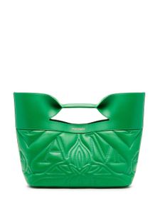 Alexander McQueen petit sac The Bow en cuir - Vert