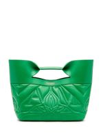 Alexander McQueen petit sac The Bow en cuir - Vert - thumbnail