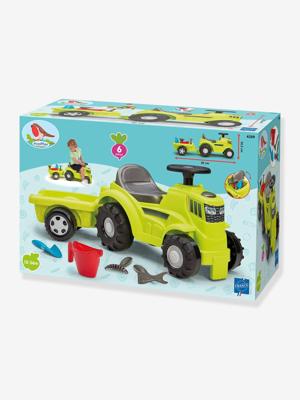 Tractor loopauto met aanhanger 85 cm gevuld ECOIFFIER meerkleurig