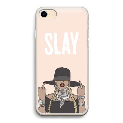 Slay All Day: iPhone 7 Transparant Hoesje