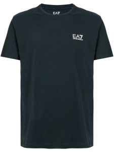 Ea7 Emporio Armani t-shirt à logo imprimé - Bleu