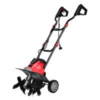1200W Elektrische Helmstok en Cultiver Kleine Cultiver met Opvouwbare Handgreep 10 Ampère 4 Bladen 22 cm Werkdiepte 35 cm Teeltbreedte