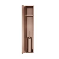 Hotbath &MORE Inbouwnis en Borstelgarnituur - 16x60x13cm - Geborsteld koper PVD PH060BBCP