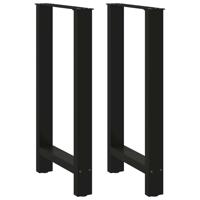 Bartafelpoten 2 st 40x(90-91) cm staal zwart Bartafelpoten 2 st 40x(90-91) cm staal zwart