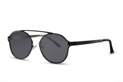 CWI zonnebril unisex cat. 3 panto zwart (CWI1907)