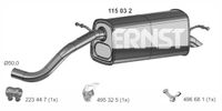 Einddemper ERNST, u.a. fÃ¼r Skoda, Seat