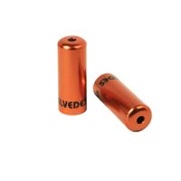 Elvedes kabelhoedje 4,2mm aluminium oranje (10st)
