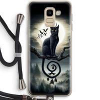 Moonlight Companions: Samsung Galaxy J6 (2018) Transparant Hoesje met koord