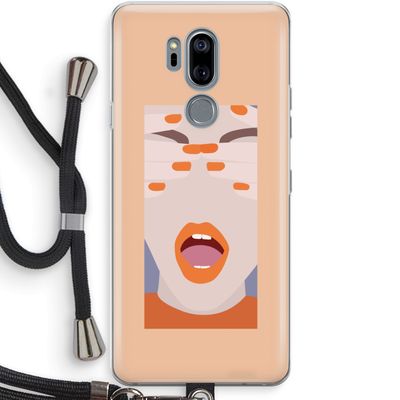 Surprise: LG G7 Thinq Transparant Hoesje met koord