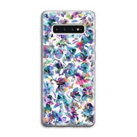 Hibiscus Flowers: Samsung Galaxy S10 4G Transparant Hoesje