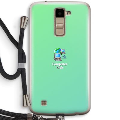 Win98: LG K10 (2016) Transparant Hoesje met koord