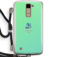 Win98: LG K10 (2016) Transparant Hoesje met koord