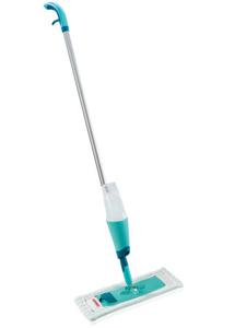 Leifheit Easy Spray XL mop/dweil Microvezel Droog en nat Groen, Wit