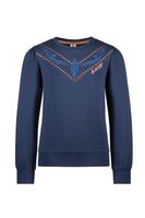 B.Nosy Meisjes sweater - Vieve - Navy blauw - thumbnail