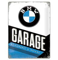 BMW Garage Maintenance & Repairs Metalen Bord - thumbnail