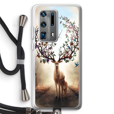 Seasons Change: Huawei P40 Pro Plus Transparant Hoesje met koord