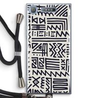 Marrakech print: Sony Xperia XZ1 Transparant Hoesje met koord