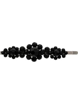 Simone Rocha barrette oversize à détails de cristaux - Noir