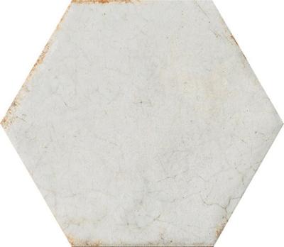 Cir Cotto del Campiano 1080612 Wandtegel 158X183 Bianco 10mm Glans Hexagon