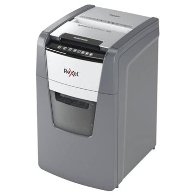 Rexel Optimum AutoFeed+ 150X Papierversnipperaar 150 vellen Micro cut 4 x 28 mm P-4 44 l Ook geschikt voor Paperclips, Nietjes, Creditcards