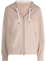 Brunello Cucinelli hoodie à chaine boule Monili - C7974 BEIGE