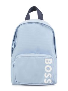 BOSS Kidswear sac à dos à logo imprimé - Bleu