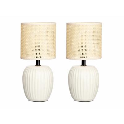 Bureaulamp Gift Decor 10953 Wit 60 W 2 Stuks