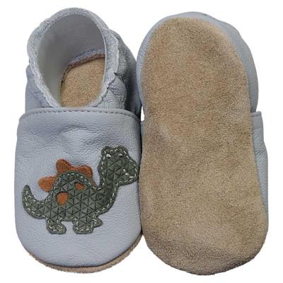 Hobea babyslofjes Dino grau-26-27