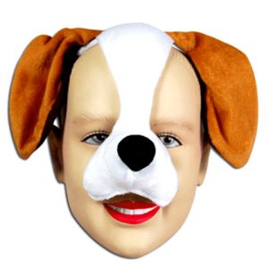 Honden diadeem masker met geluid