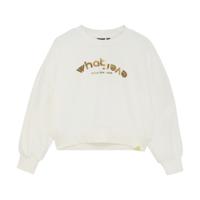 Indian Blue Jeans Winter sweater meisjes - wit - folie