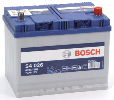 Bosch auto accu S4026 - 70Ah - 630A - voor voertuigen zonder start-stopsysteem S4026