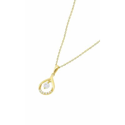 Dames hanger Lotus HIN00139/43 Gouden