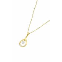 Dames hanger Lotus HIN00139/43 Gouden
