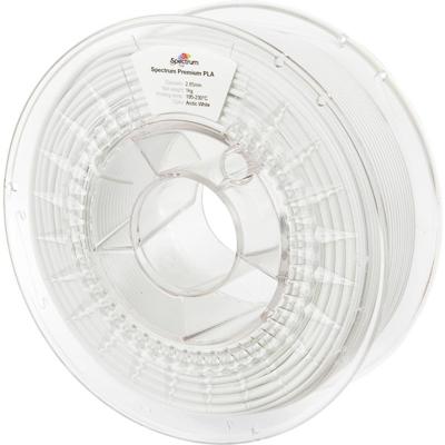 Spectrum Filaments 80122 PLA Premium Filament PLA kunststof Hoge treksterkte 2.85 mm 1000 g Arctic White, Wit 1 stuk(s)