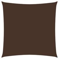Zonnescherm vierkant 6x6 m oxford stof bruin