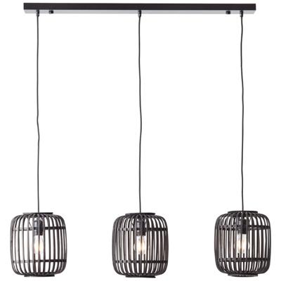 Brilliant Eetkamer hanglampWoodrow rotan - 93778/76