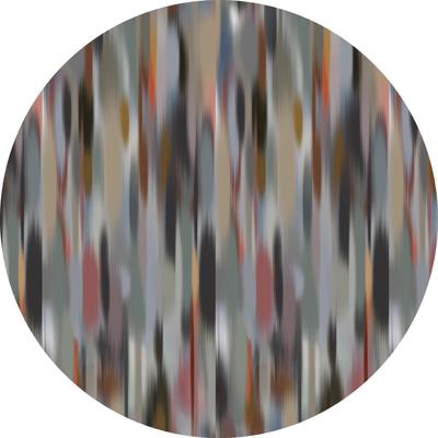 Moooi Carpets - Rond Vloerkleed Akira - Round Vermilion Low Pile -