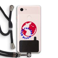 Run The World: Pixel 3 XL Transparant Hoesje met koord