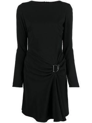 DSQUARED2 robe à plaque logo - Noir