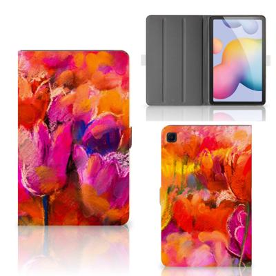 Hoes Samsung Galaxy Tab S6 Lite | S6 Lite (2022) Tulips Hoes Samsung Galaxy Tab S6 Lite | S6 Lite (2022) Tulips