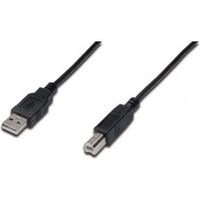 ASSMANN Electronic AK-300102-030-S 3m USB A USB B Zwart USB-kabel